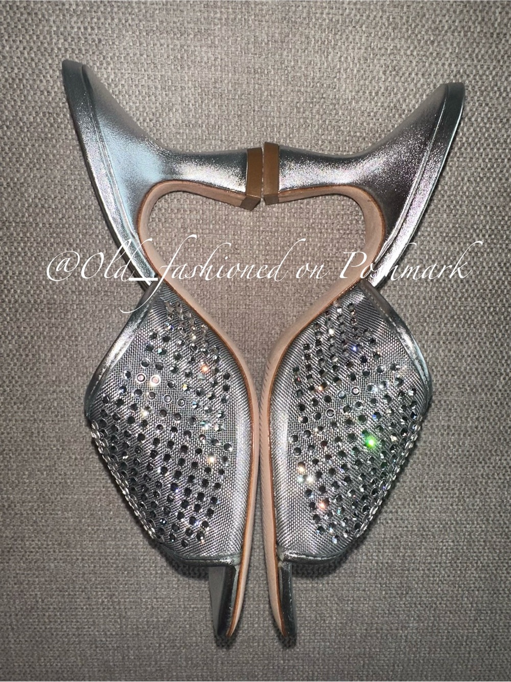REFORMATION Mirage Rhinestone Heeled Sandals - Picture 7 of 13